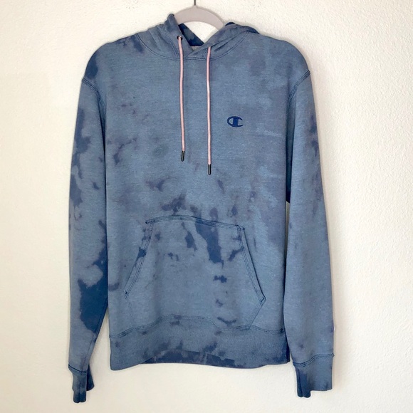 Champion Sweaters - CHAMPION Gray & Blue Tie Dye pull over sweatshirt